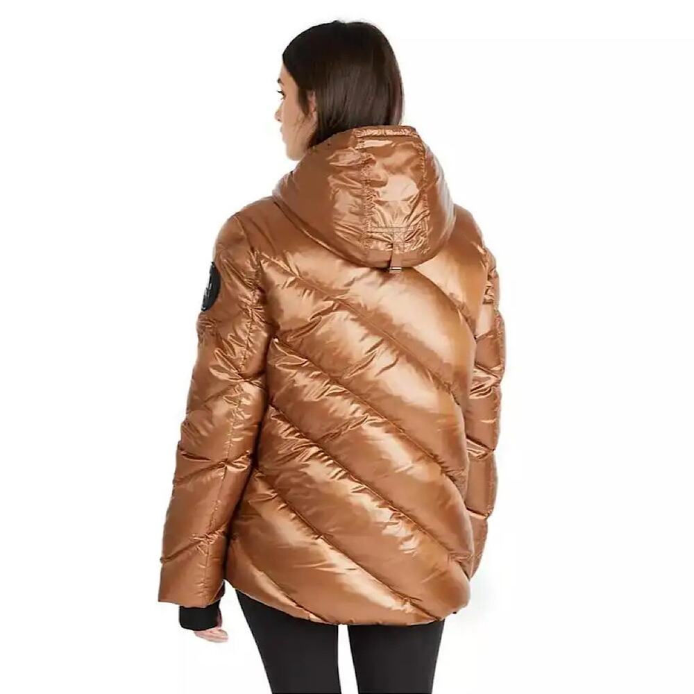 EUC Pajar Nelli Women’s Quilted Down Puffer Jacket Hooded Winter Coat Size M - Picture 3 of 7